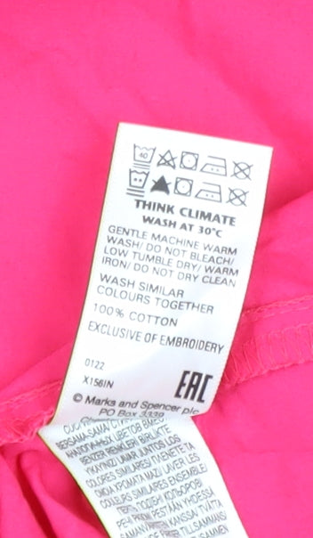 Marks & Spencer Women's Pink Tunic Blouse Size 8
