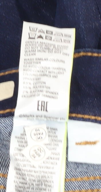Marks & Spencer Women's Blue Skinny Jeans Size 8