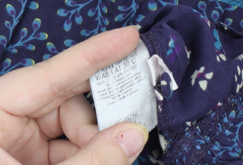 Per Una Women's Floral Blouse, Size 8, Multicoloured, Tunic