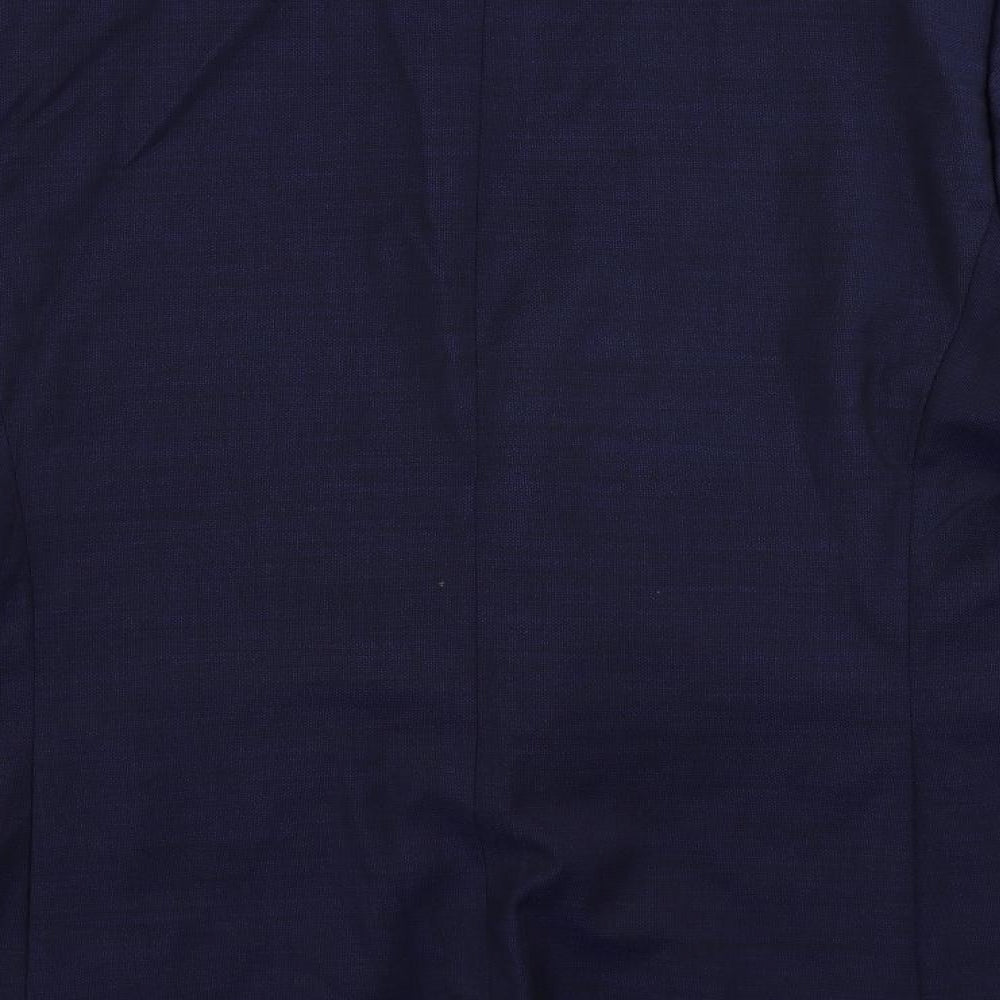 Marks & Spencer Mens Blue Wool Jacket Suit Jacket Size 44 Regular