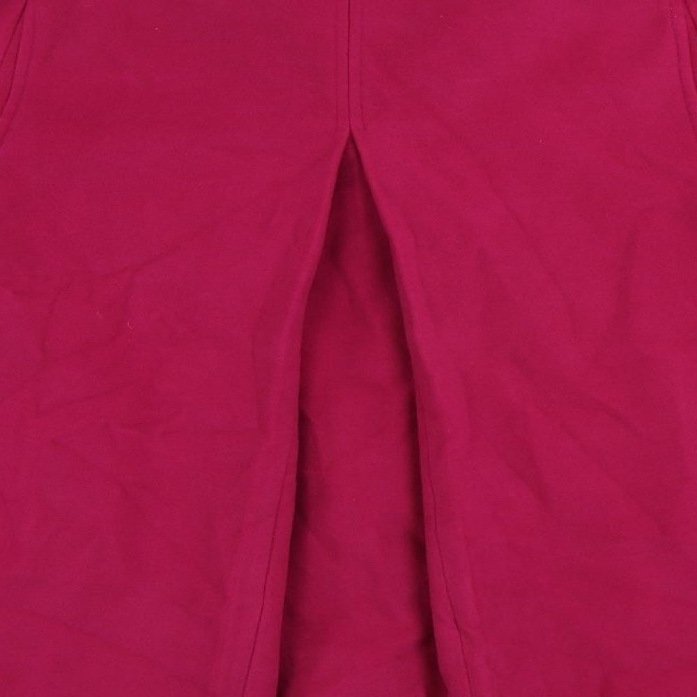 Marks & Spencer Womens Pink Pea Coat Coat Size 12 Button