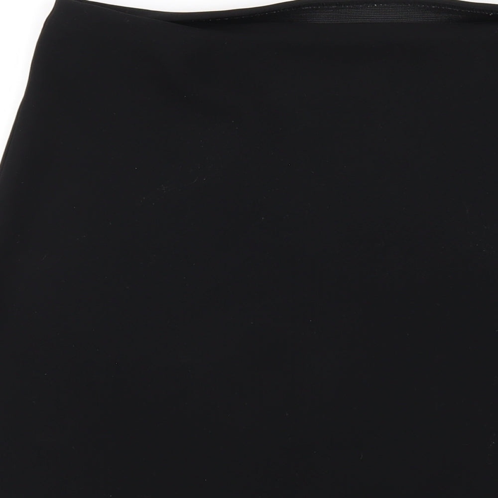 Marks & Spencer Womens Beige Polyethylene A-Line Skirt Size 10
