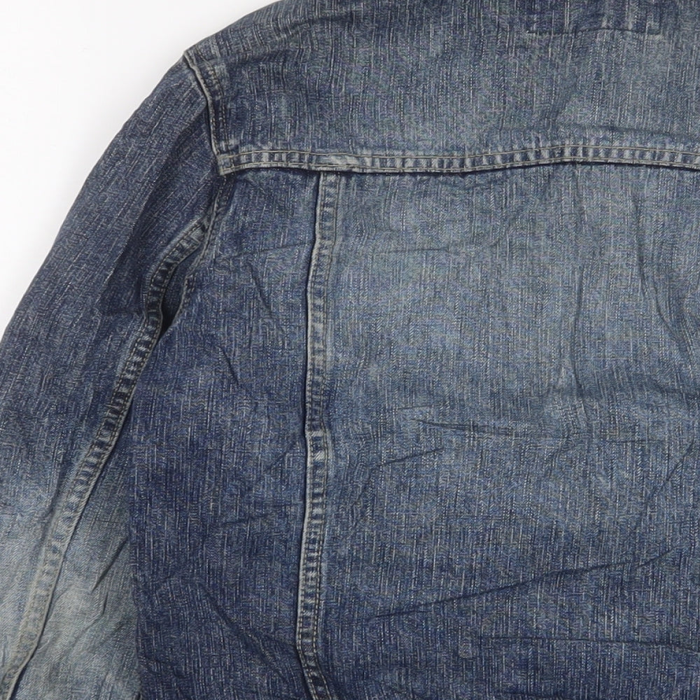 NEXT Womens Blue Jacket Size 8 Button