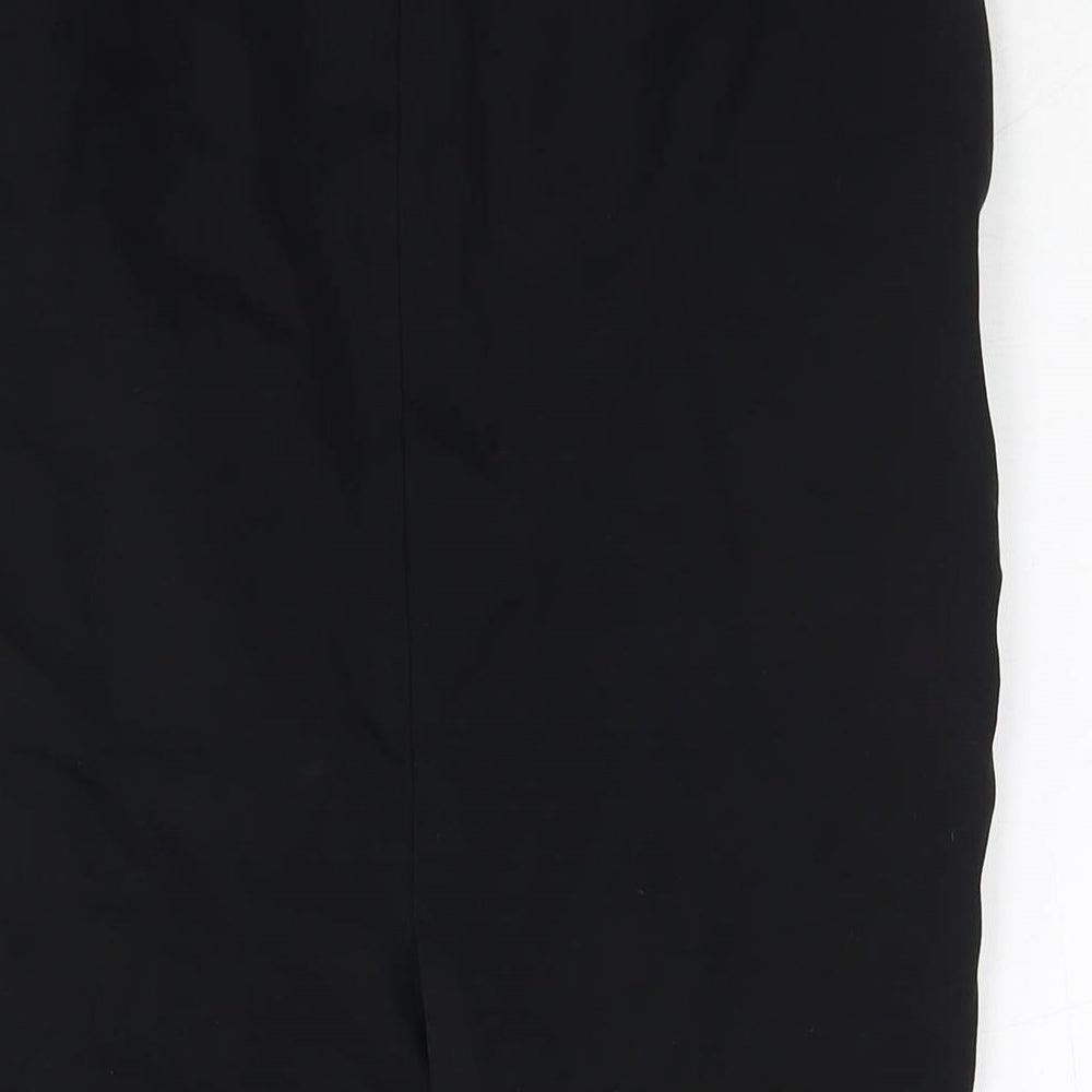 Marks & Spencer Womens Black Viscose A-Line Skirt Size 12