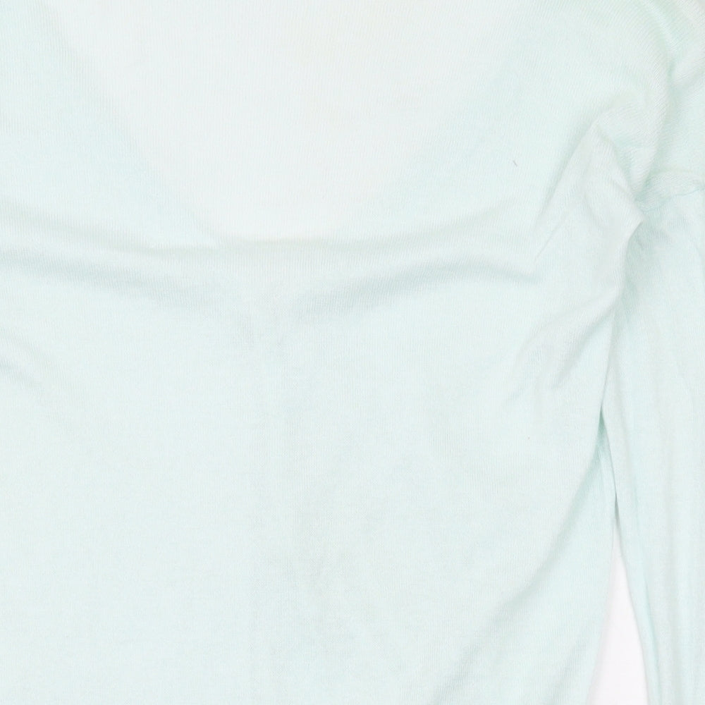Gap Womens Green V-Neck Cotton Cardigan Jumper Size XS