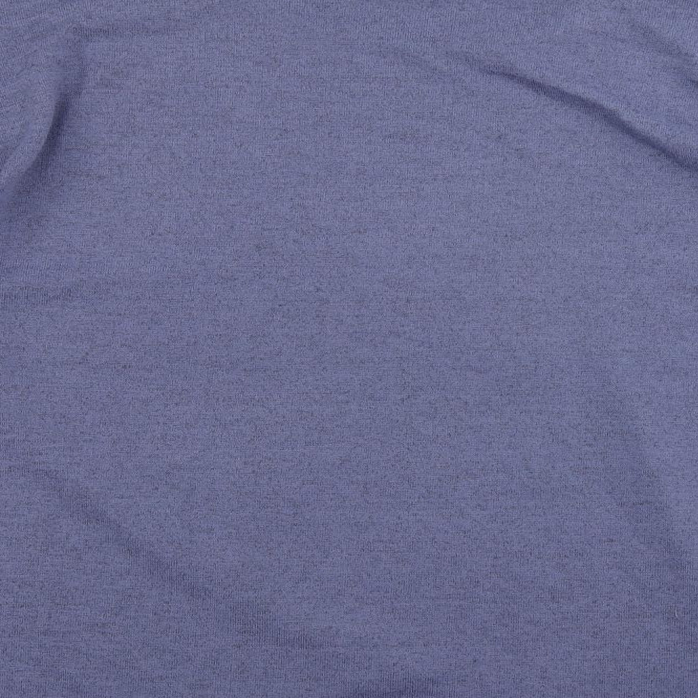Penny Plain Womens Blue Round Neck Polyester Pullover Jumper Size 14 - Size 14-16