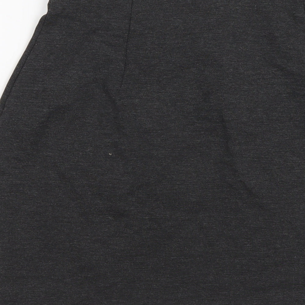 Marks & Spencer Womens Grey Viscose A-Line Skirt Size 6