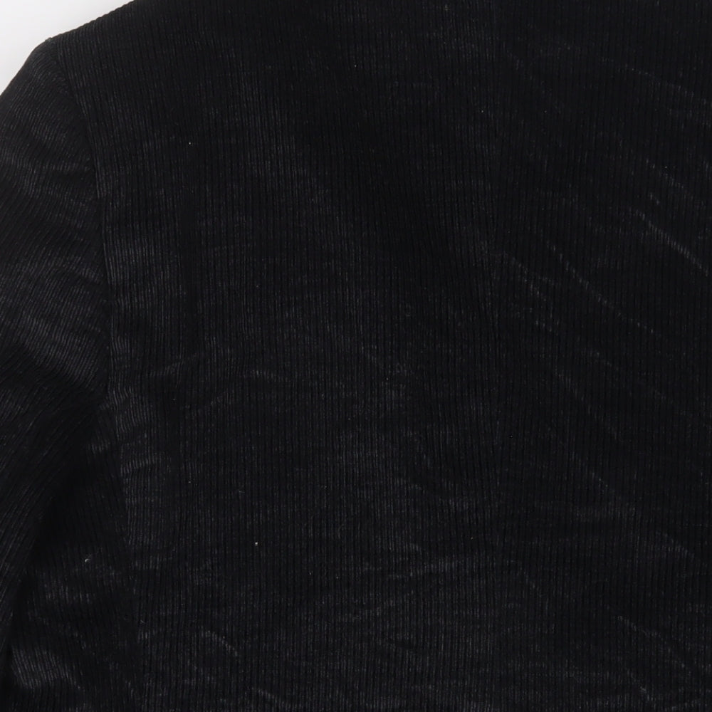 Moores Mens Black Polyester Jacket Suit Jacket Size 42 Regular