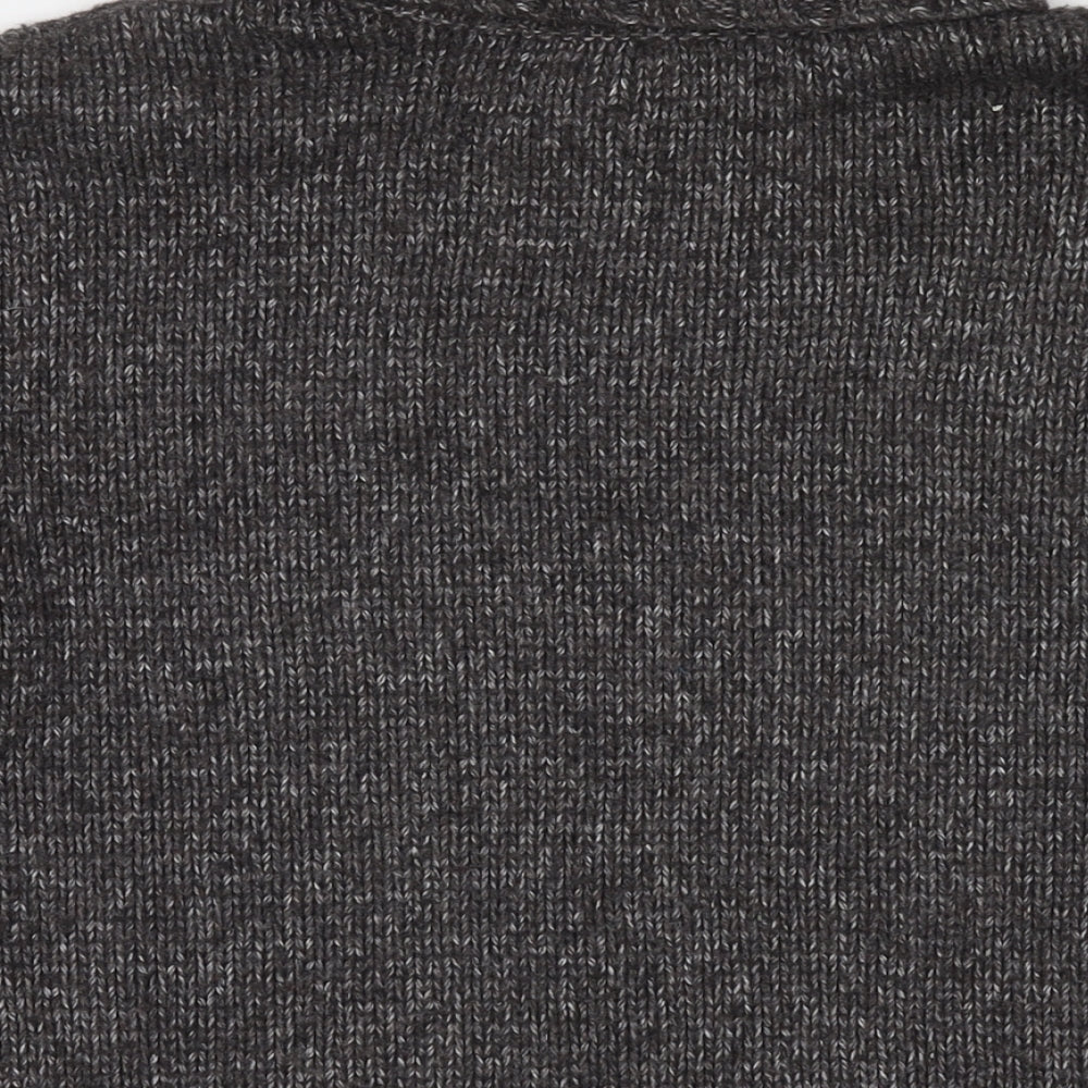 BDG Womens Grey Roll Neck Polyester Pullover Jumper Size L