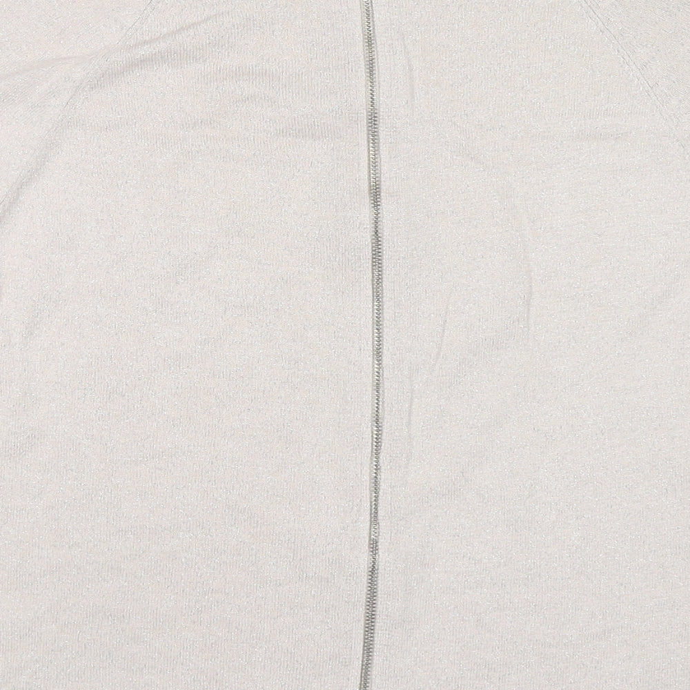 Warehouse Womens Ivory Round Neck Viscose Pullover Jumper Size 10