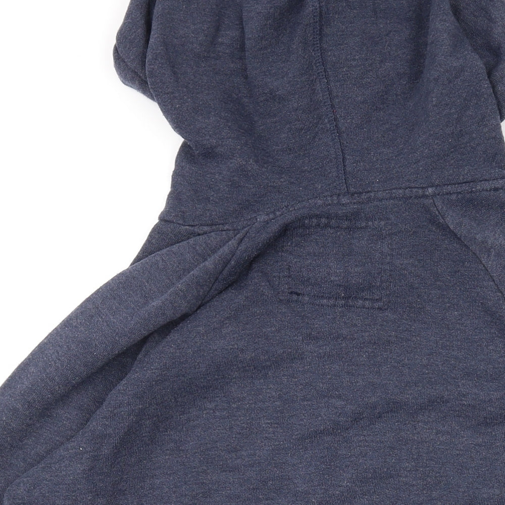 NEXT Womens Blue Cotton Pullover Hoodie Size 10 Pullover