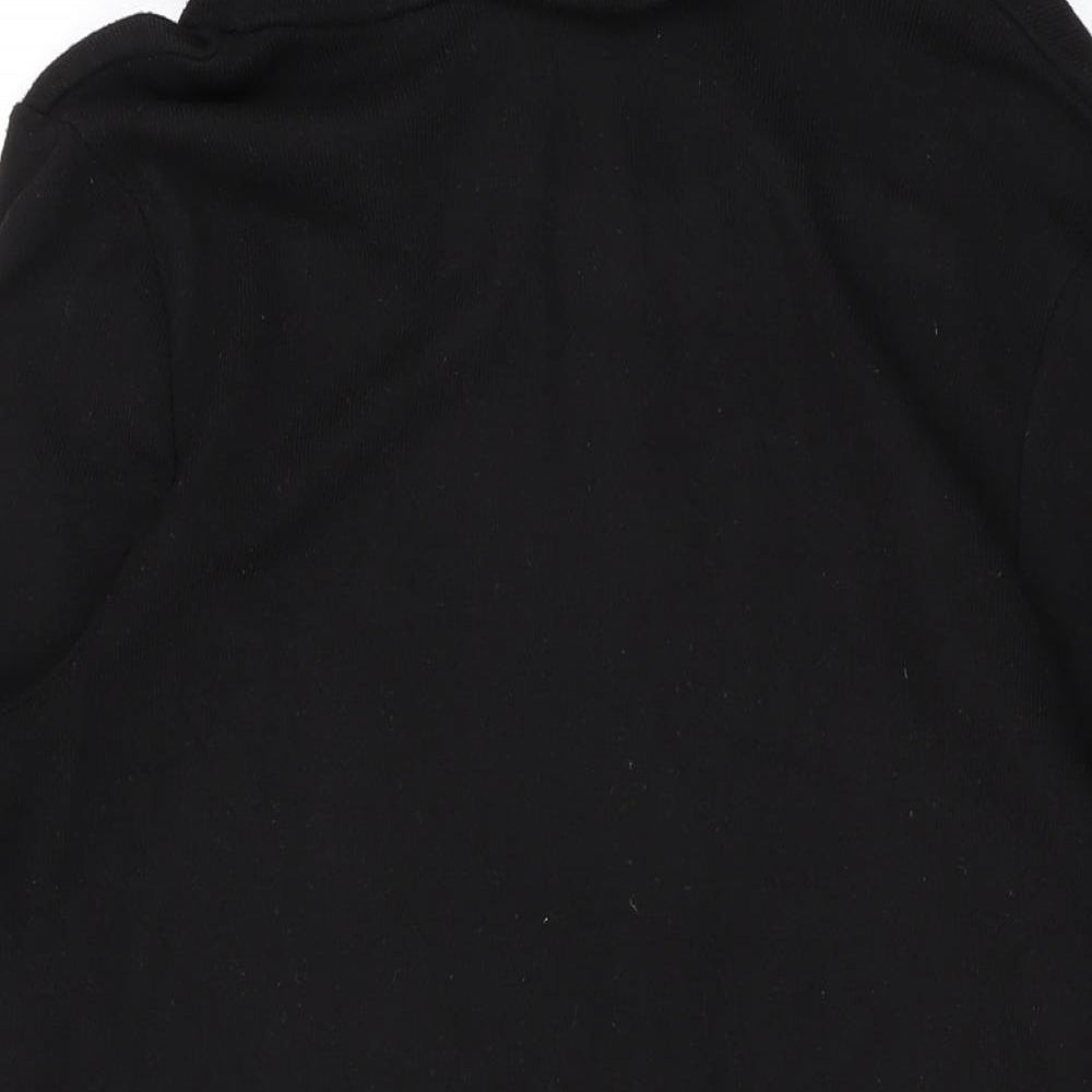 Dorothy Perkins Womens Black Roll Neck Polyester Pullover Jumper Size 10