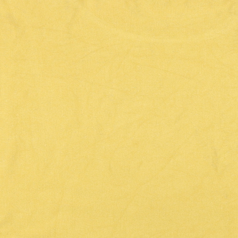 Paramour Womens Yellow Round Neck Viscose Pullover Jumper Size M