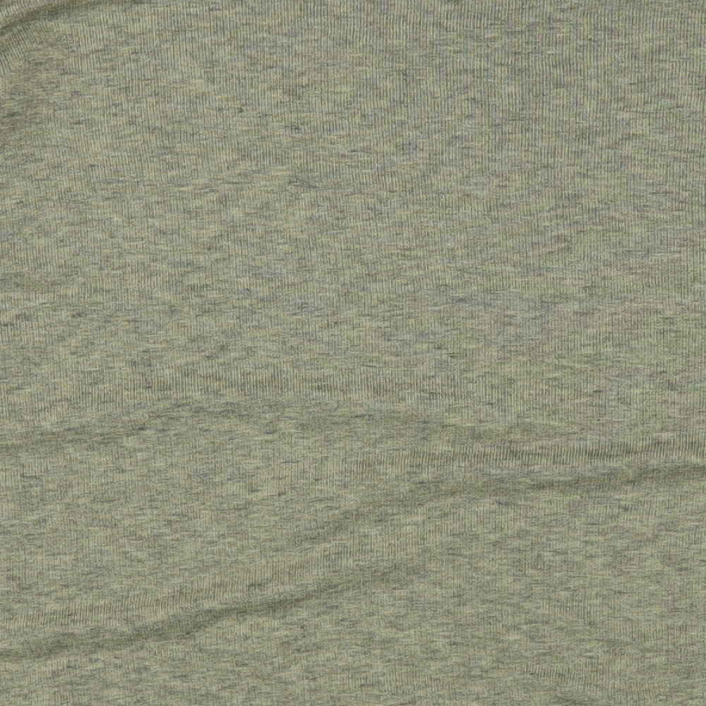 Topshop Womens Green Cotton Pullover Sweatshirt Size 12 Pullover