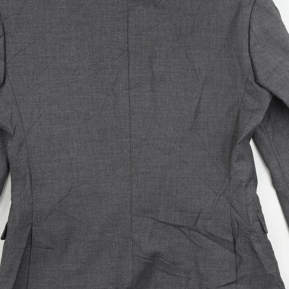 Marks & Spencer Mens Grey Polyester Jacket Suit Jacket Size 34 Regular