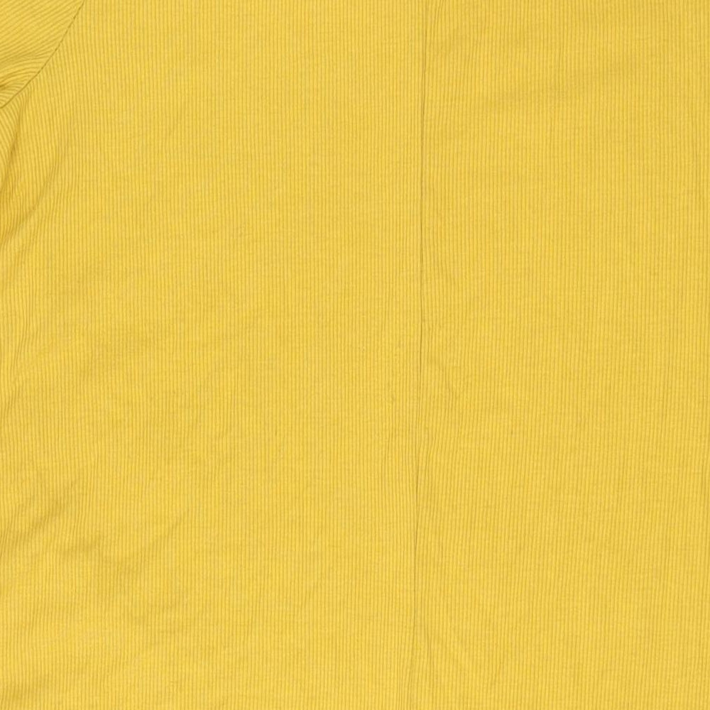 New Look Womens Yellow Polyester A-Line Size 22 Round Neck Pullover