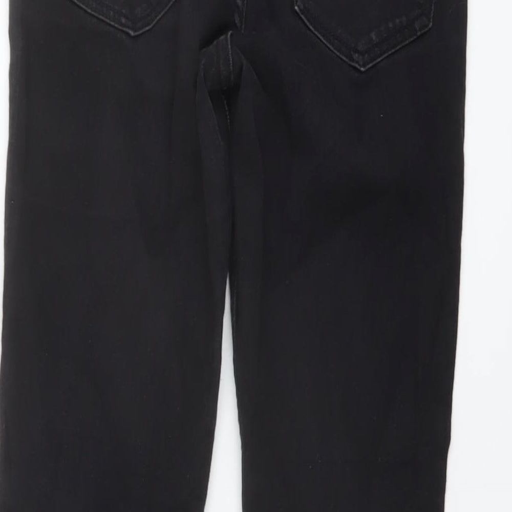 H&M Womens Grey Cotton Skinny Jeans Size 27 in L27 in Regular Button