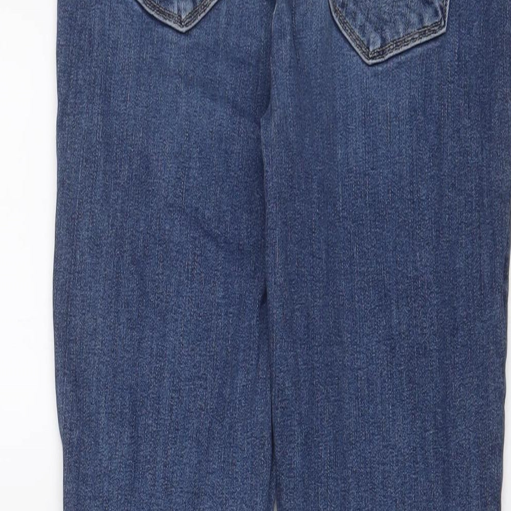 Paige Womens Blue Cotton Cropped Jeans Size 29 in L24 in Regular Zip