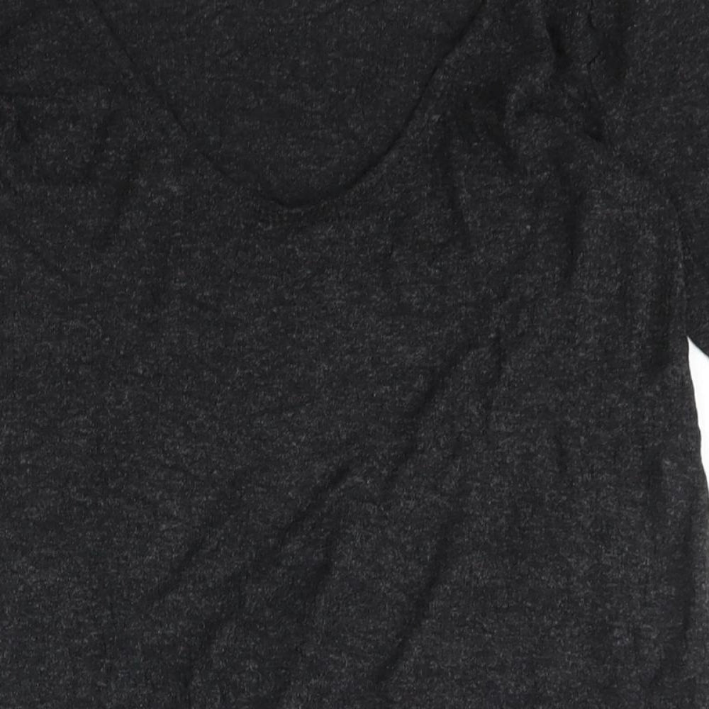 ASOS Womens Black Boat Neck Viscose Pullover Jumper Size 10