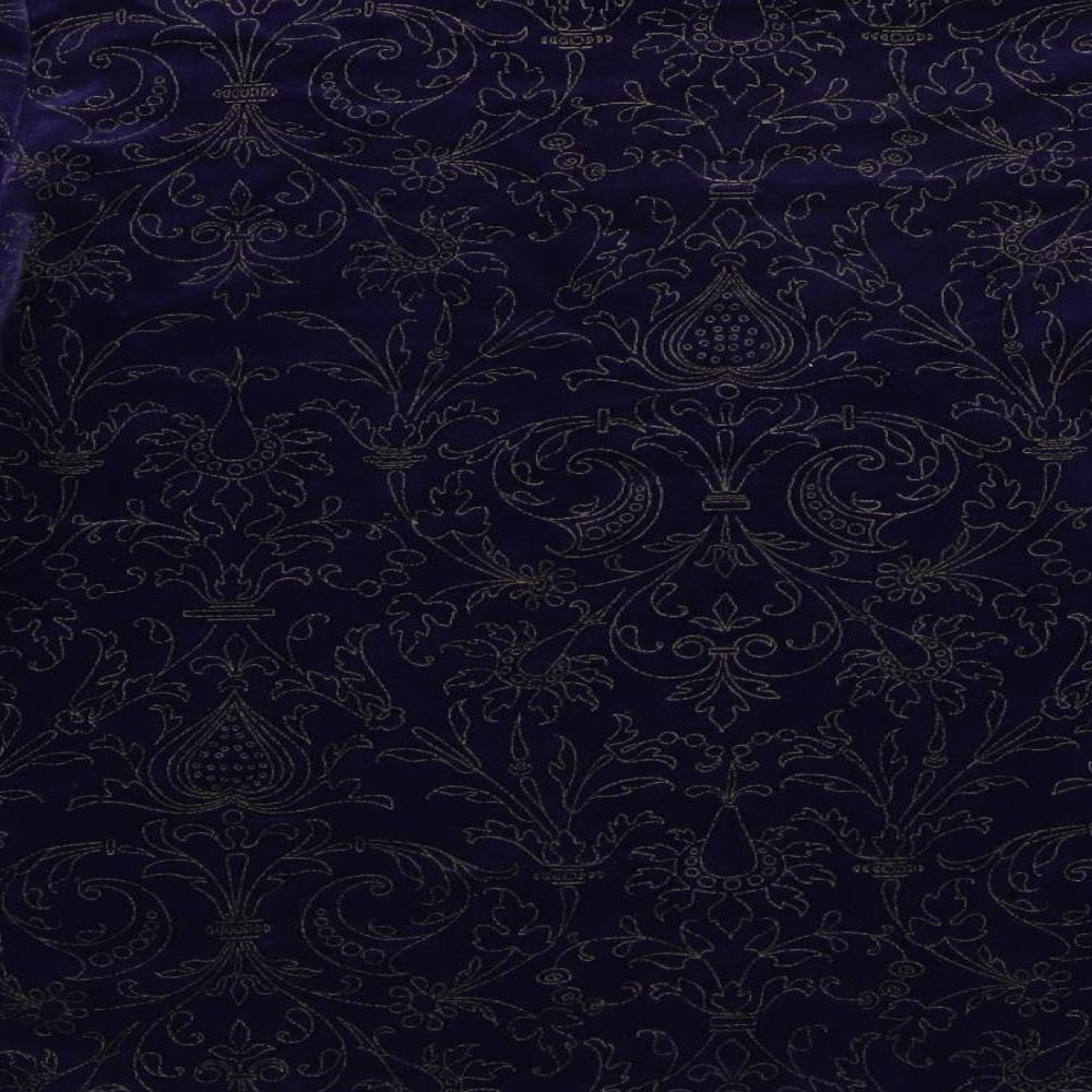 Emreco Womens Purple Paisley Polyurethane Basic Blouse Size 8 Round Neck