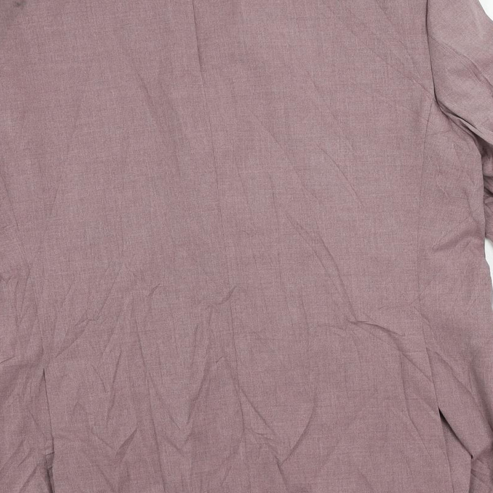 Marks & Spencer Mens Purple Polyester Jacket Suit Jacket Size 40 Regular
