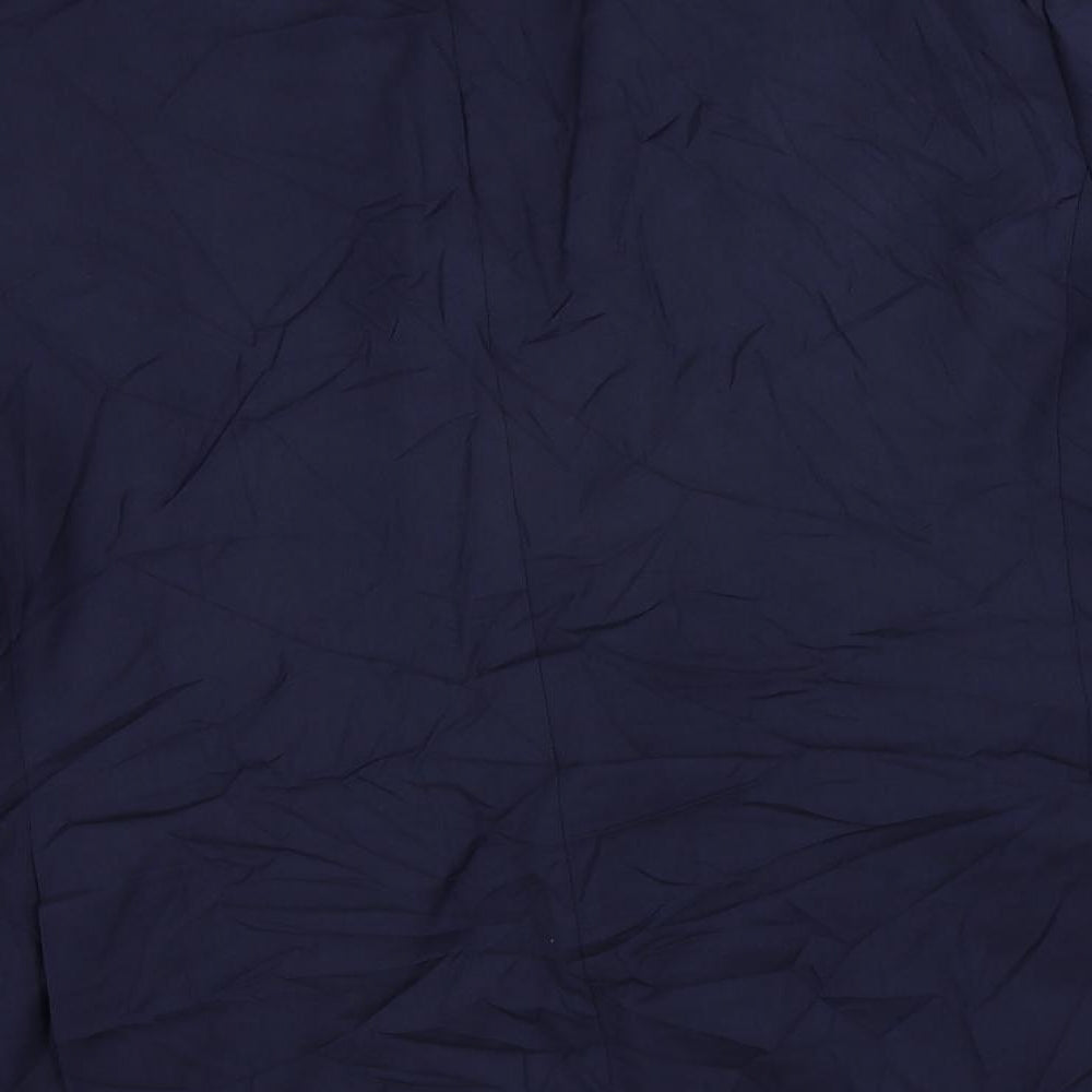 Marks & Spencer Mens Blue Polyester Jacket Suit Jacket Size 44 Regular