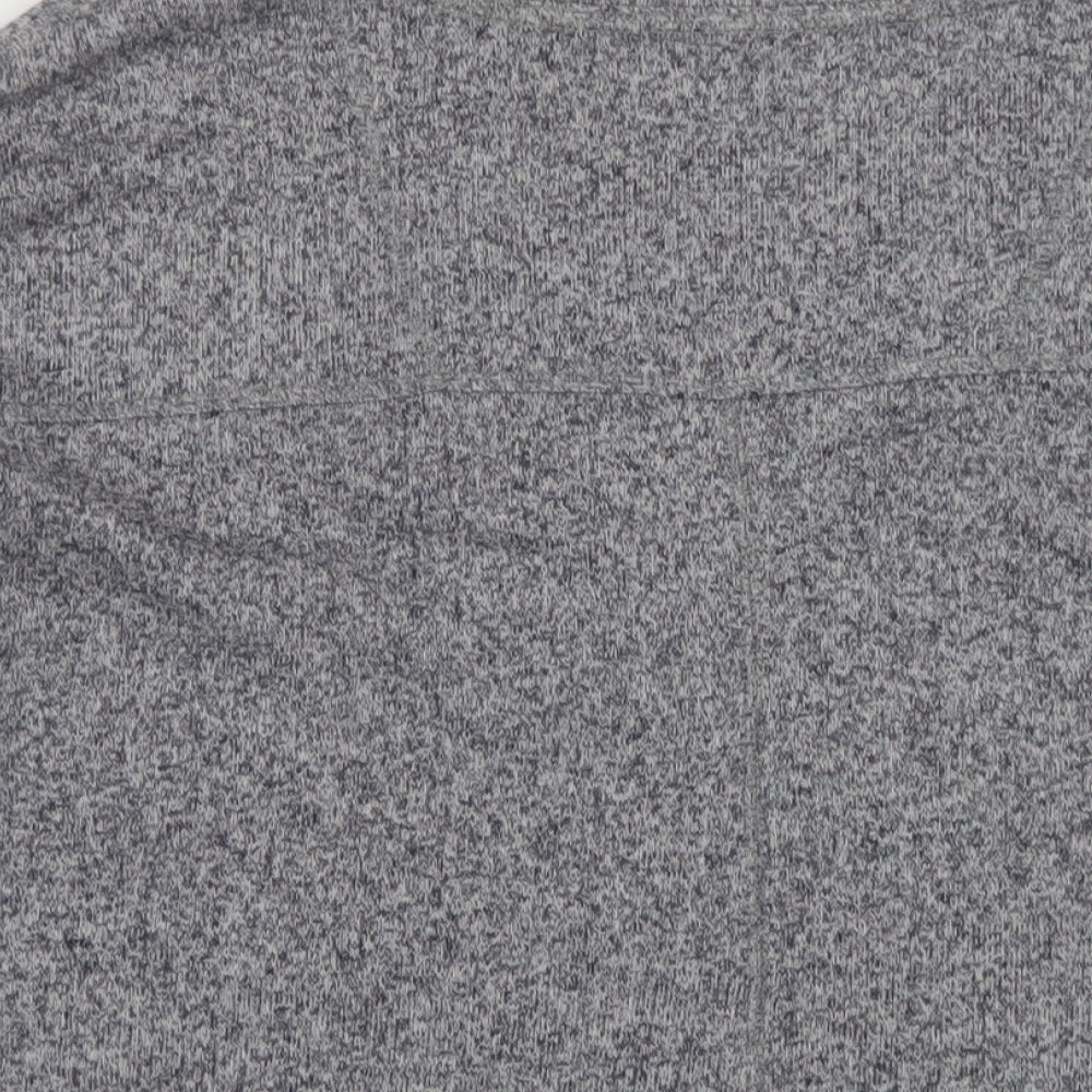 Marks & Spencer Womens Grey Round Neck Cotton Pullover Jumper Size 20