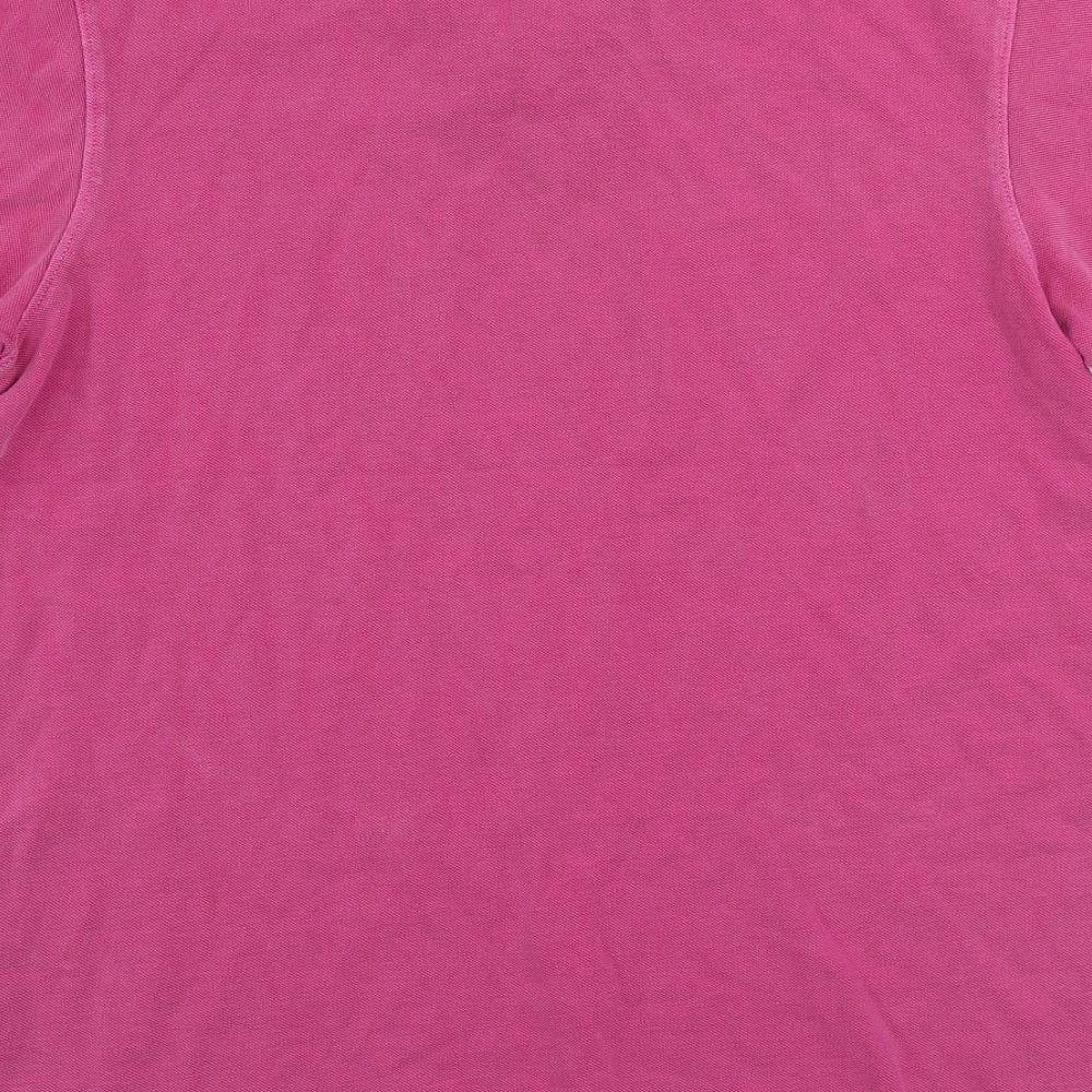 Marc O'Polo Womens Pink Cotton Basic Polo Size M Collared - Vintage