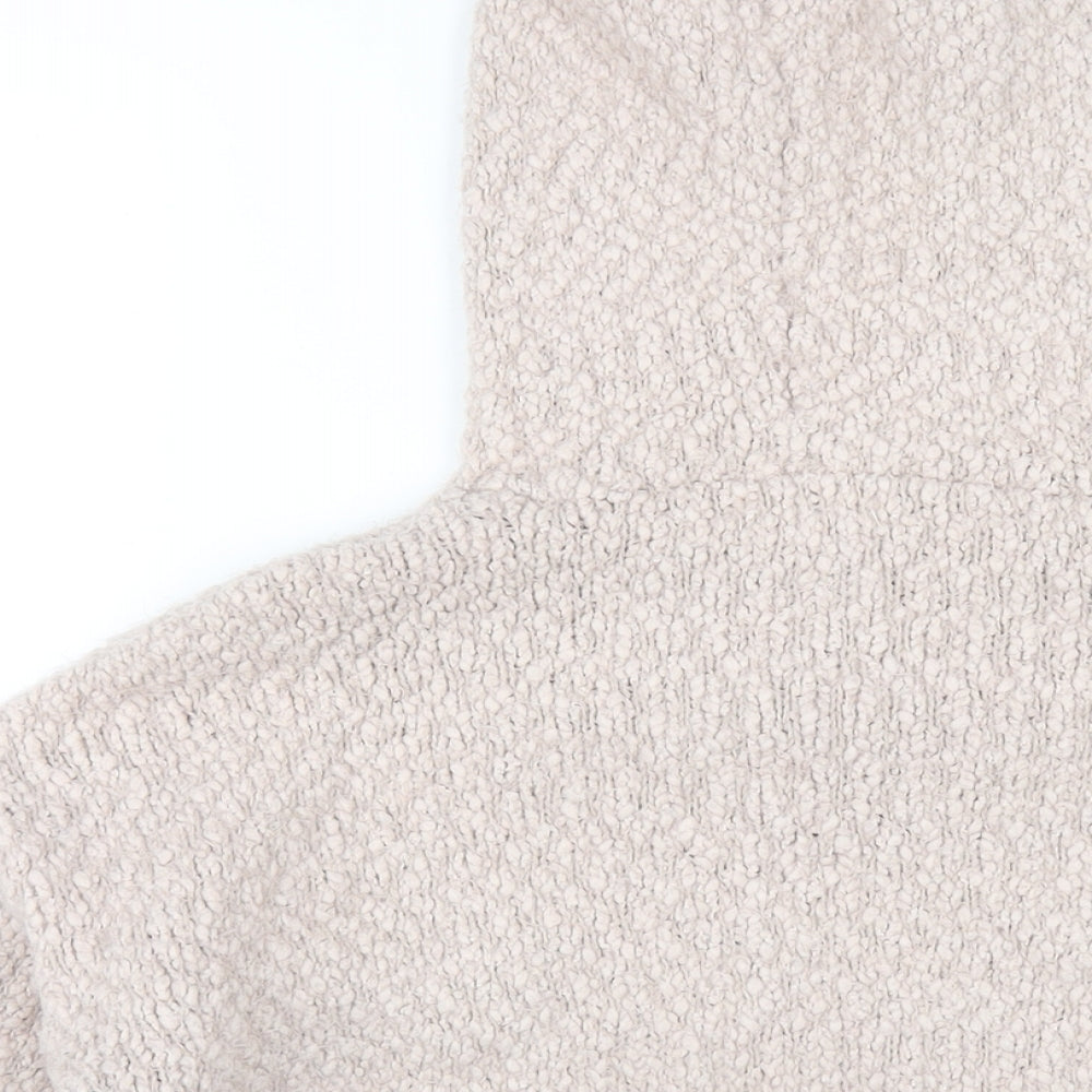 Yes Lola Womens Pink Polyester Pullover Hoodie Size S Pullover