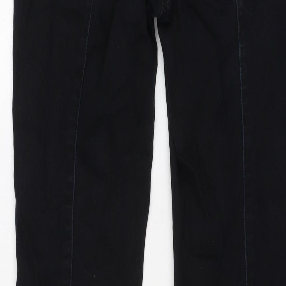 Next Womens Blue Cotton Skinny Jeans Size 10 L29 in Regular Button