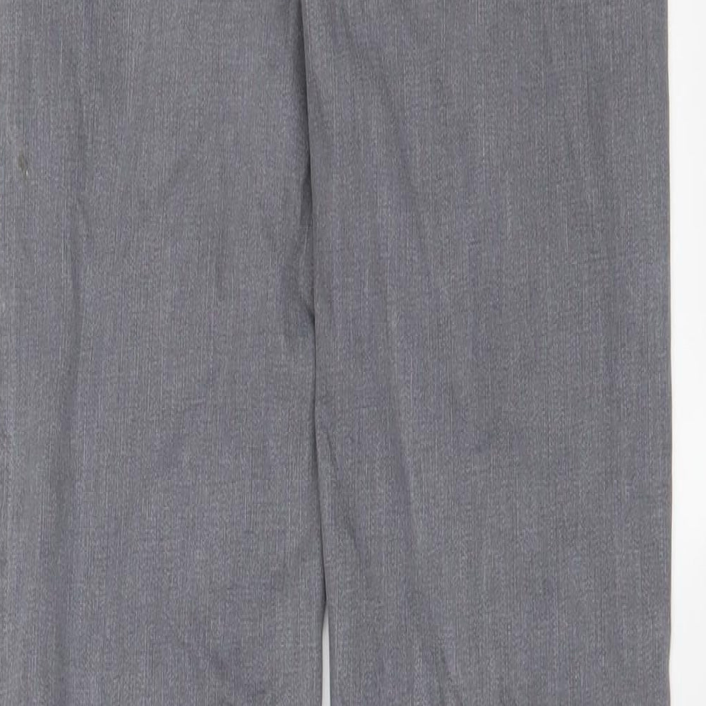Marks & Spencer Womens Grey Cotton Skinny Jeans Size 8 L33 in Regular Zip