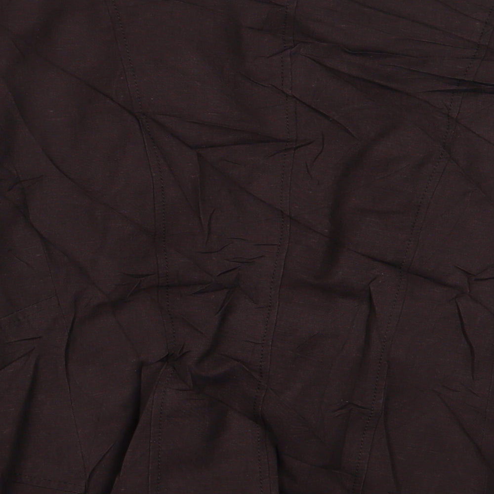 Planet Womens Brown Jacket Size 16