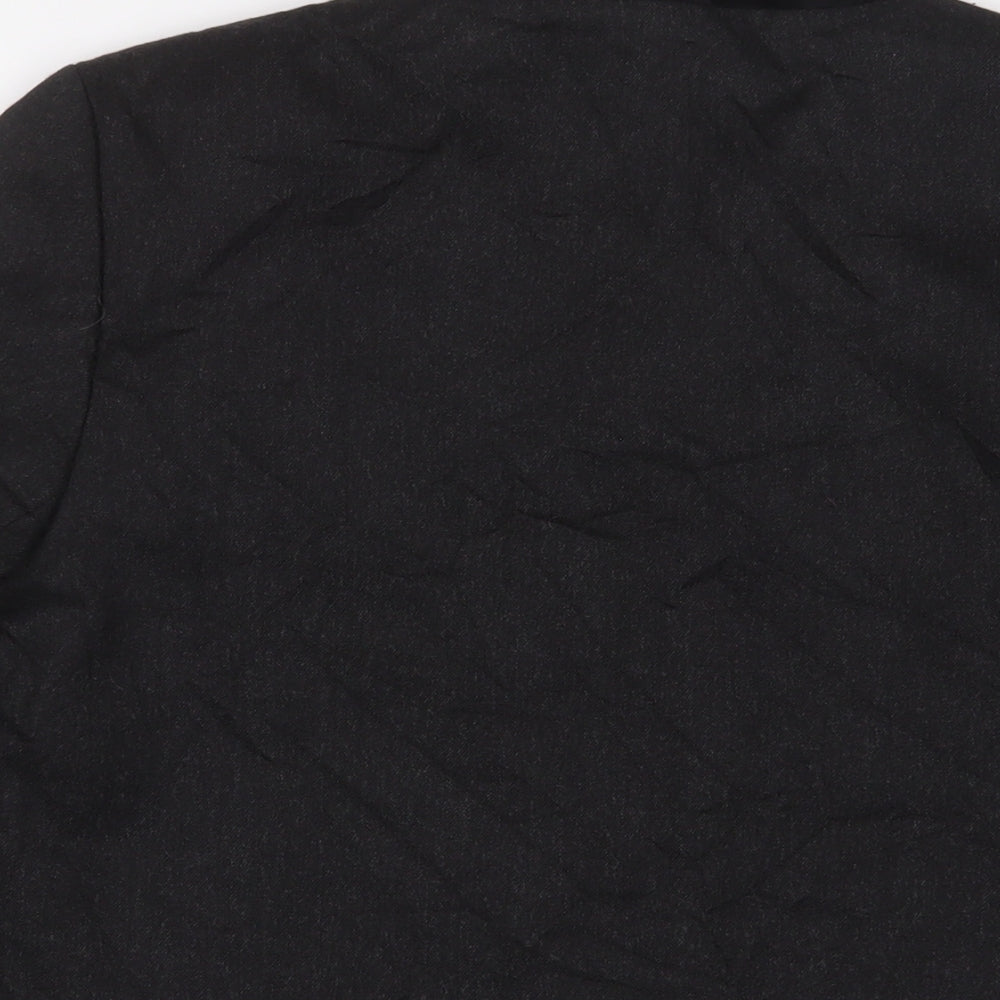 Planet Womens Grey Jacket Size 14 Button