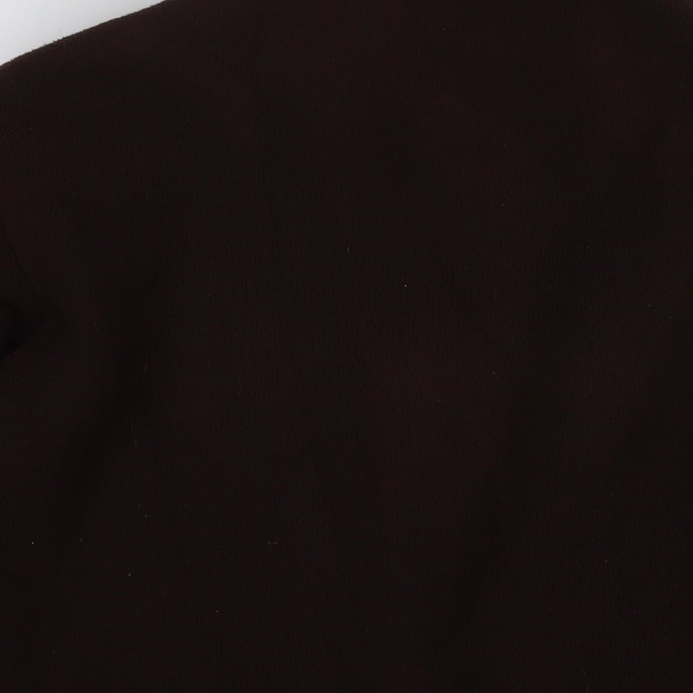 Marks & Spencer Womens Brown Jacket Size 14 Zip