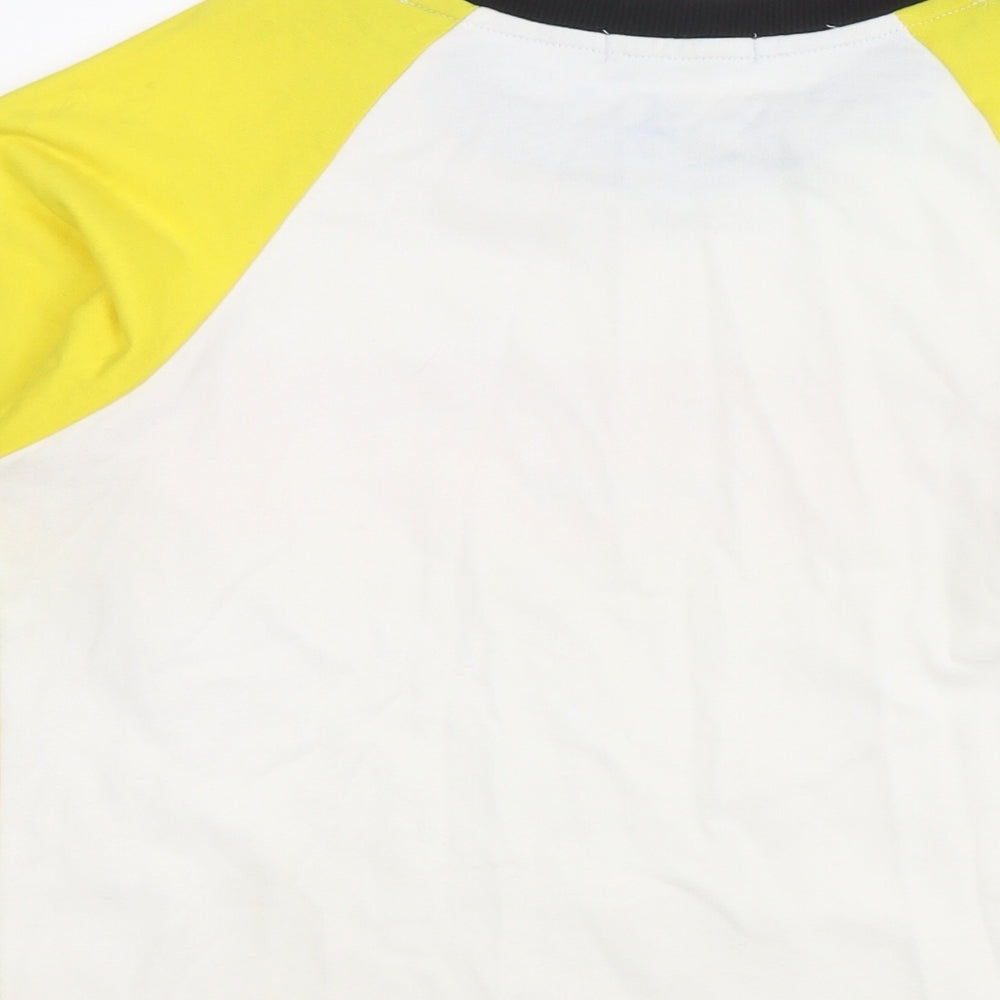 Zaful Womens Multicoloured Colourblock Cotton Pullover Sweatshirt Size M Pullover - Be Kind