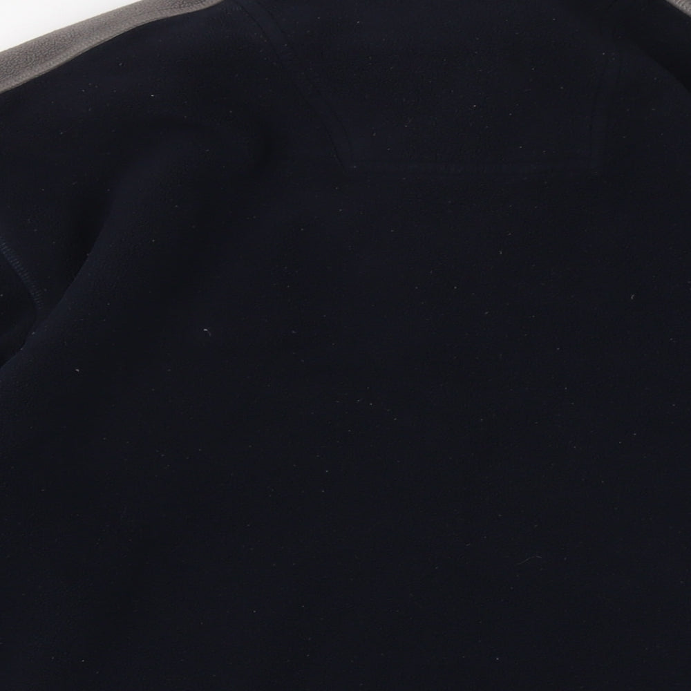 Maine Mens Blue Polyester Pullover Sweatshirt Size L