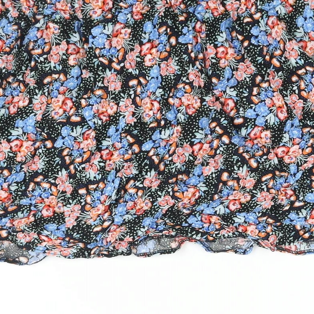 Woolworths Womens Multicoloured Floral Viscose Mini Skirt Size L