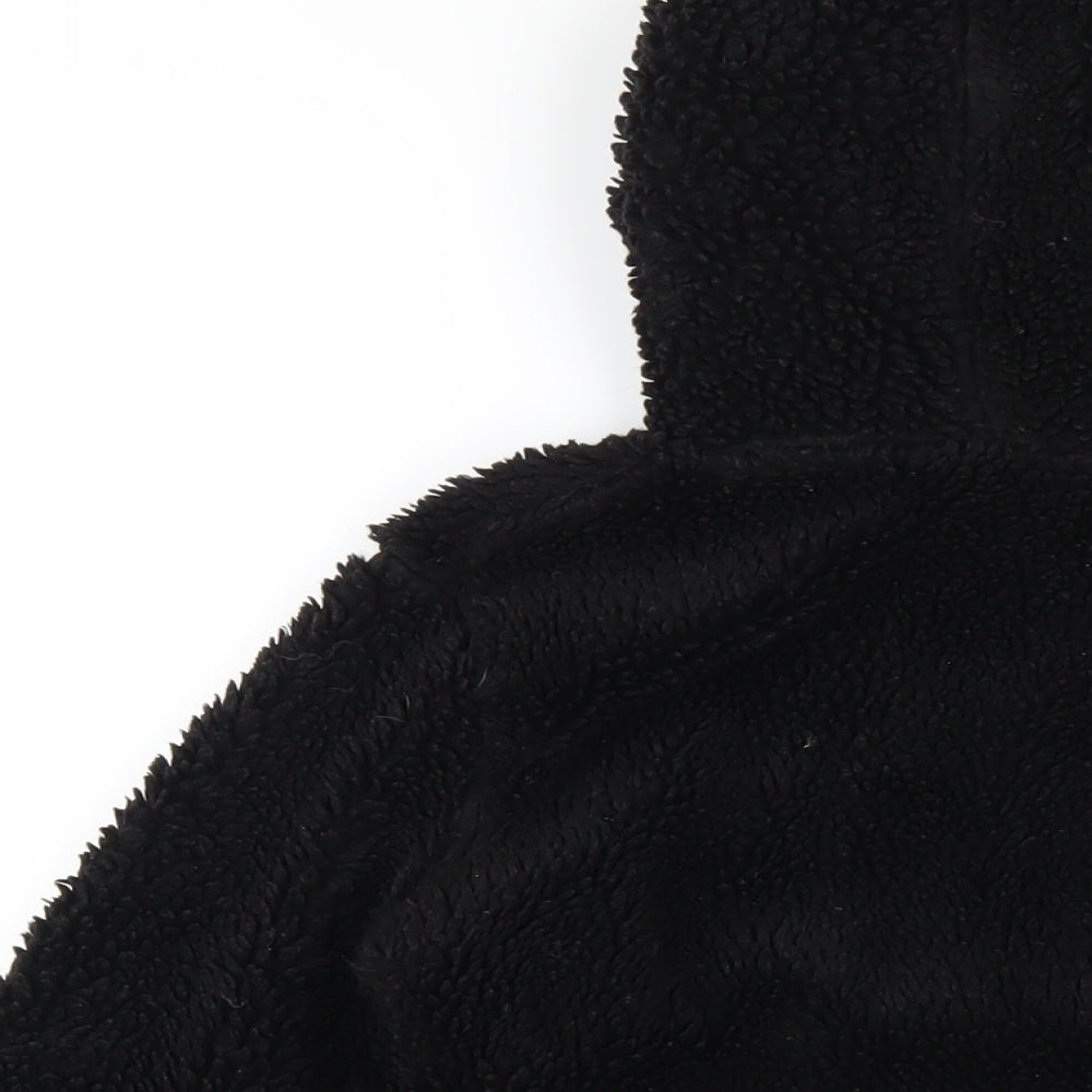 Hype Boys Black Polyester Pullover Hoodie Size 11-12 Years Pullover