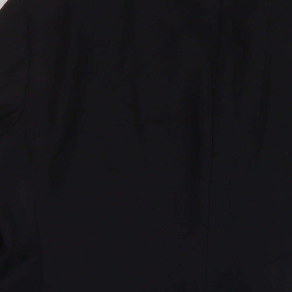 Ventuno 21 Mens Black Polyester Jacket Suit Jacket Size 40 Regular