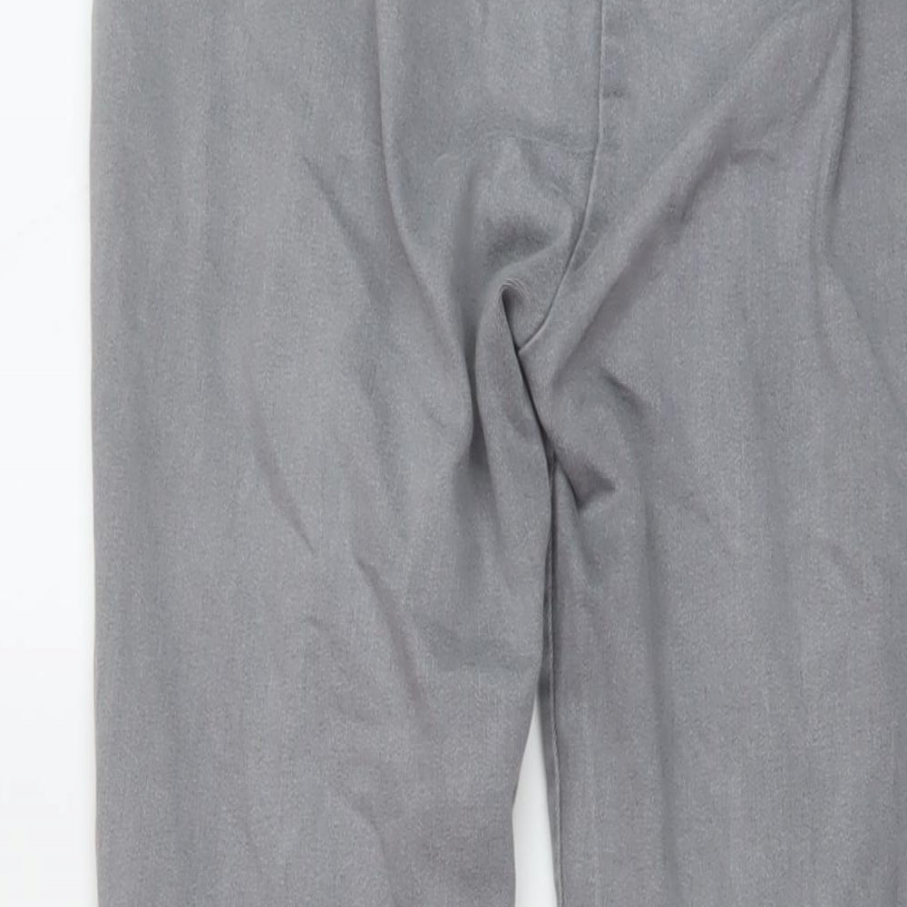 Savida Womens Grey Cotton Skinny Jeans Size 12 L27 in Regular Zip