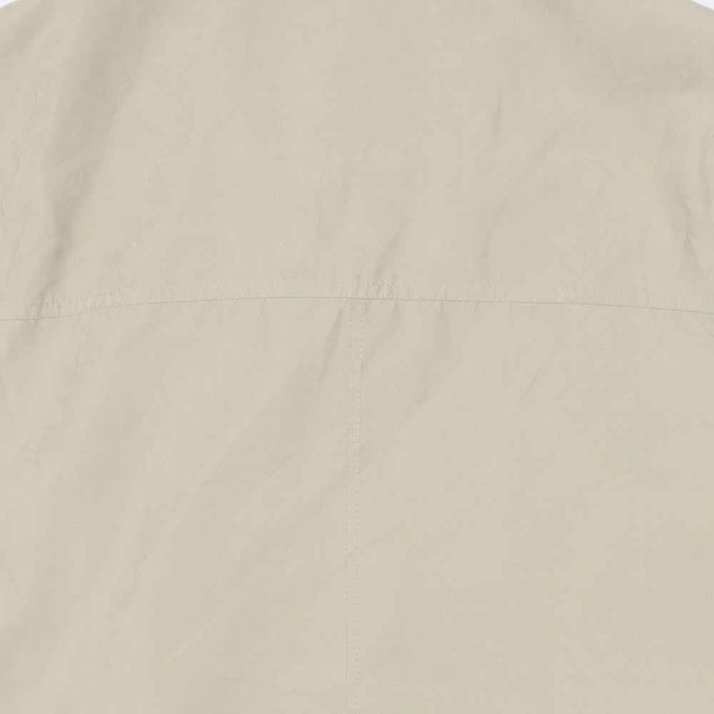 Skopes Mens Beige Gilet Jacket Size 2XL Zip - Pockets