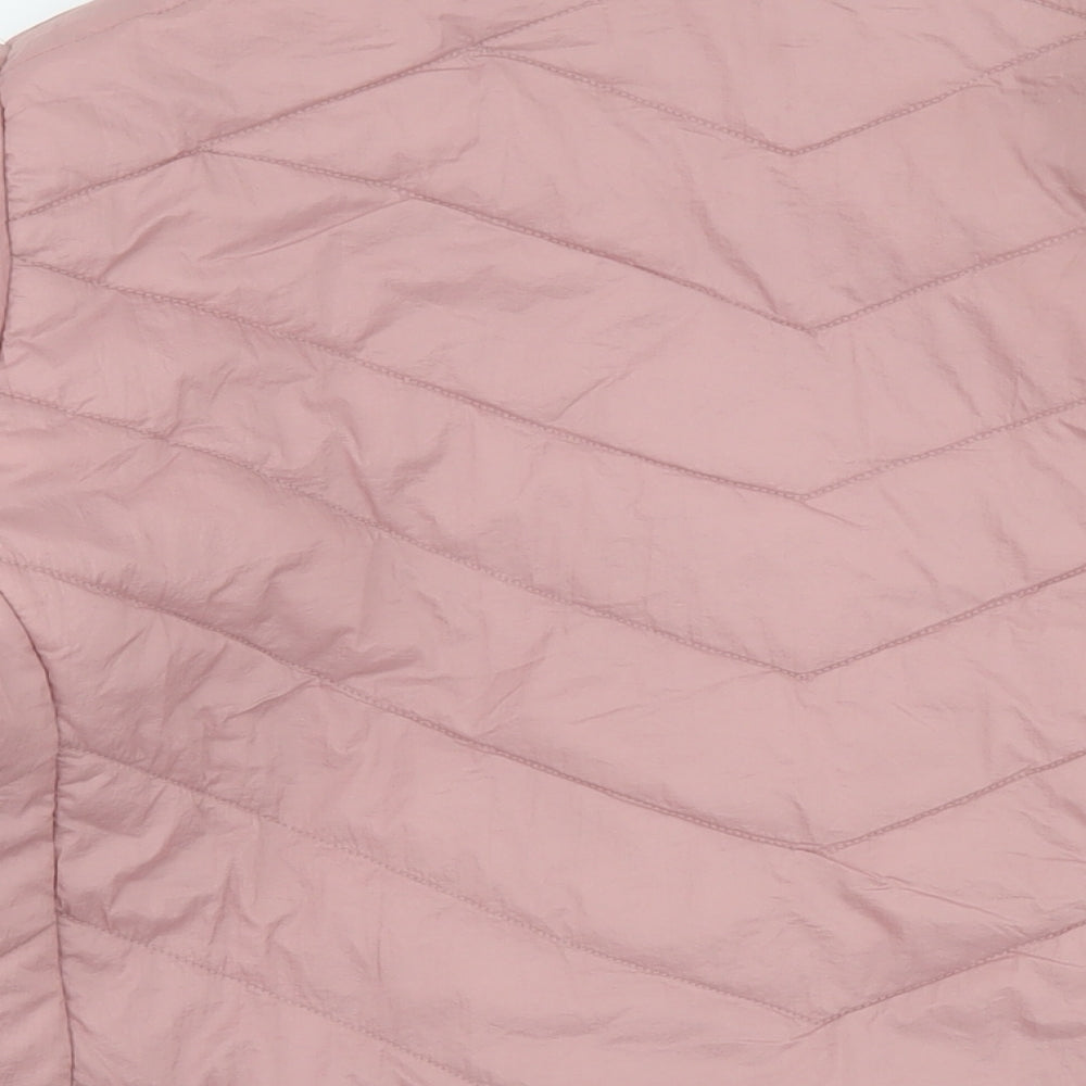Oner Womens Pink Puffer Jacket Jacket Size 3XL Zip