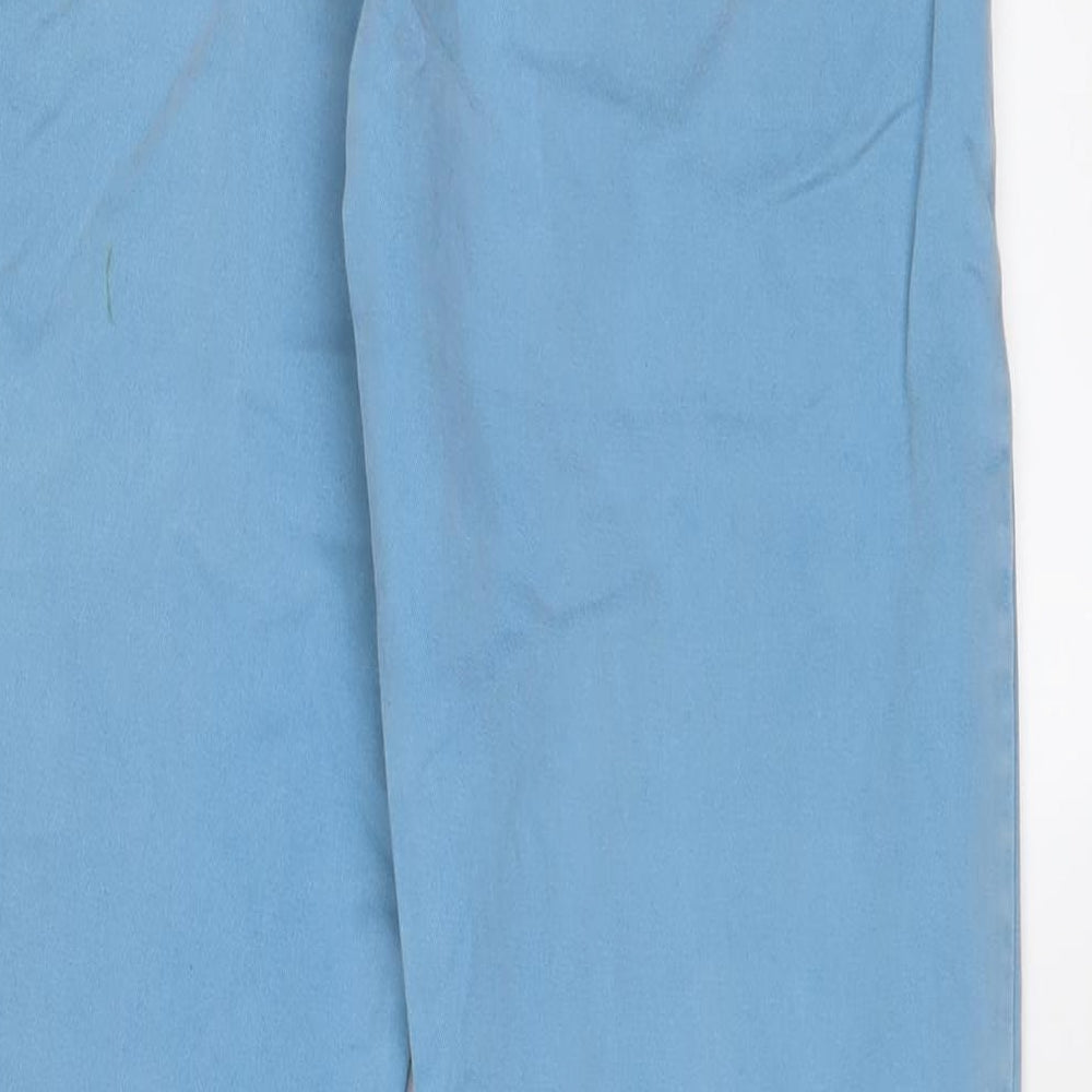 Brocks Mens Blue Cotton Straight Jeans Size 32 in L30 in Regular Zip