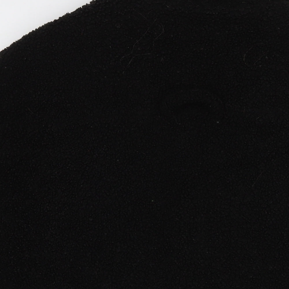 Motel Womens Black Overcoat Coat Size M Zip