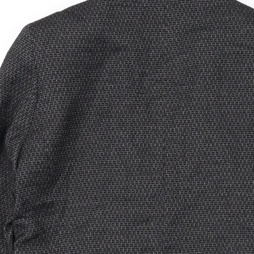NEXT Womens Grey Jacket Blazer Size 8 Button