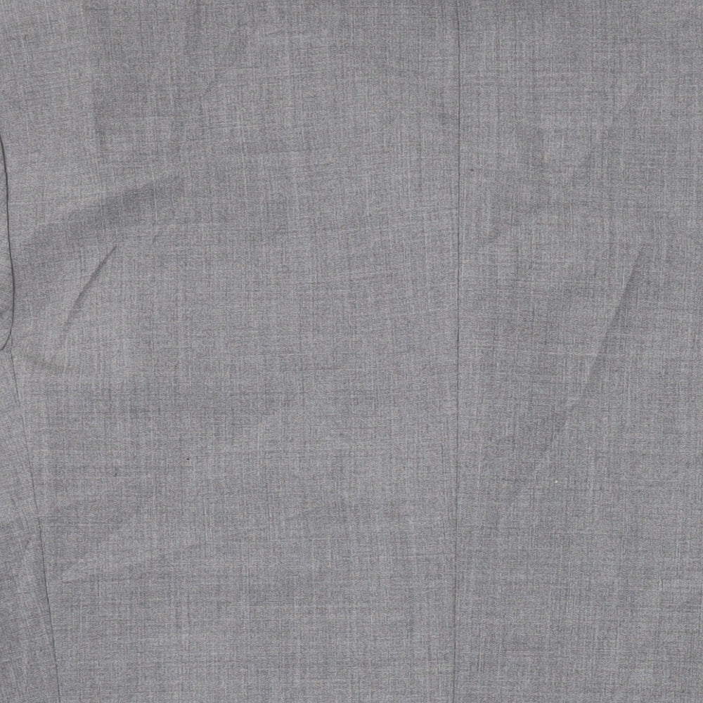 River Island Mens Grey Polyester Jacket Suit Jacket Size 40 Regular