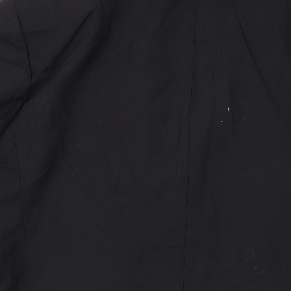NEXT Mens Black Polyester Jacket Suit Jacket Size 40 Regular