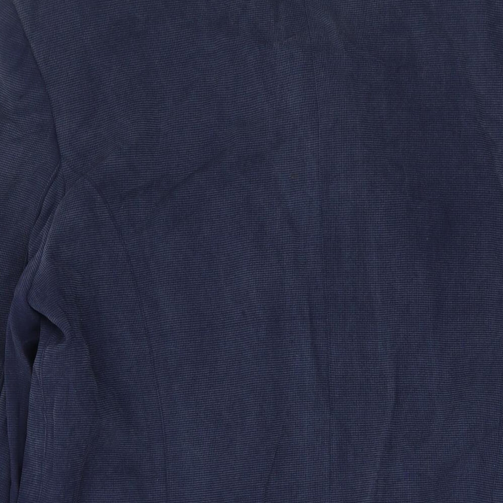 Kaliko Womens Blue Jacket Blazer Size 12 Button