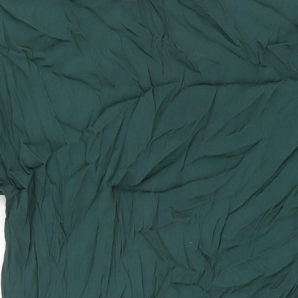 Madewell Womens Green Viscose Basic T-Shirt Size XL V-Neck