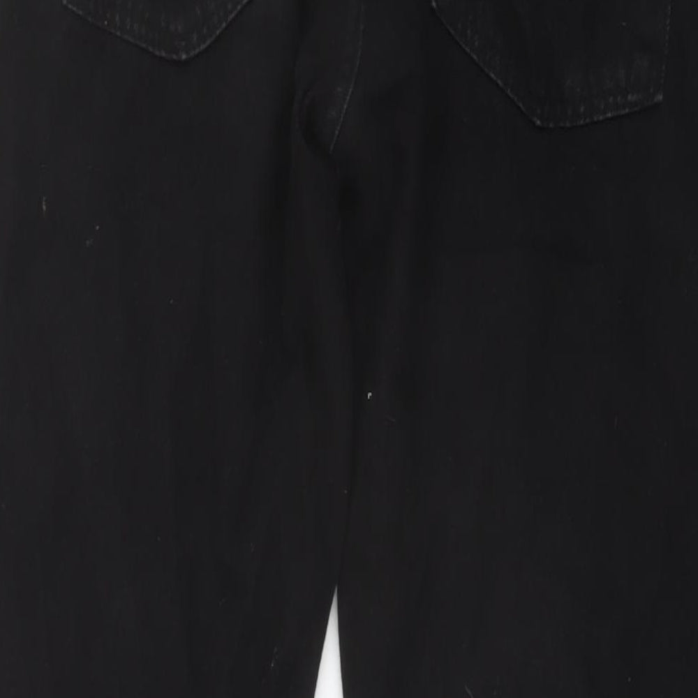 Denim & Co. Mens Beige Cotton Straight Jeans Size 34 in L30 in Regular Button